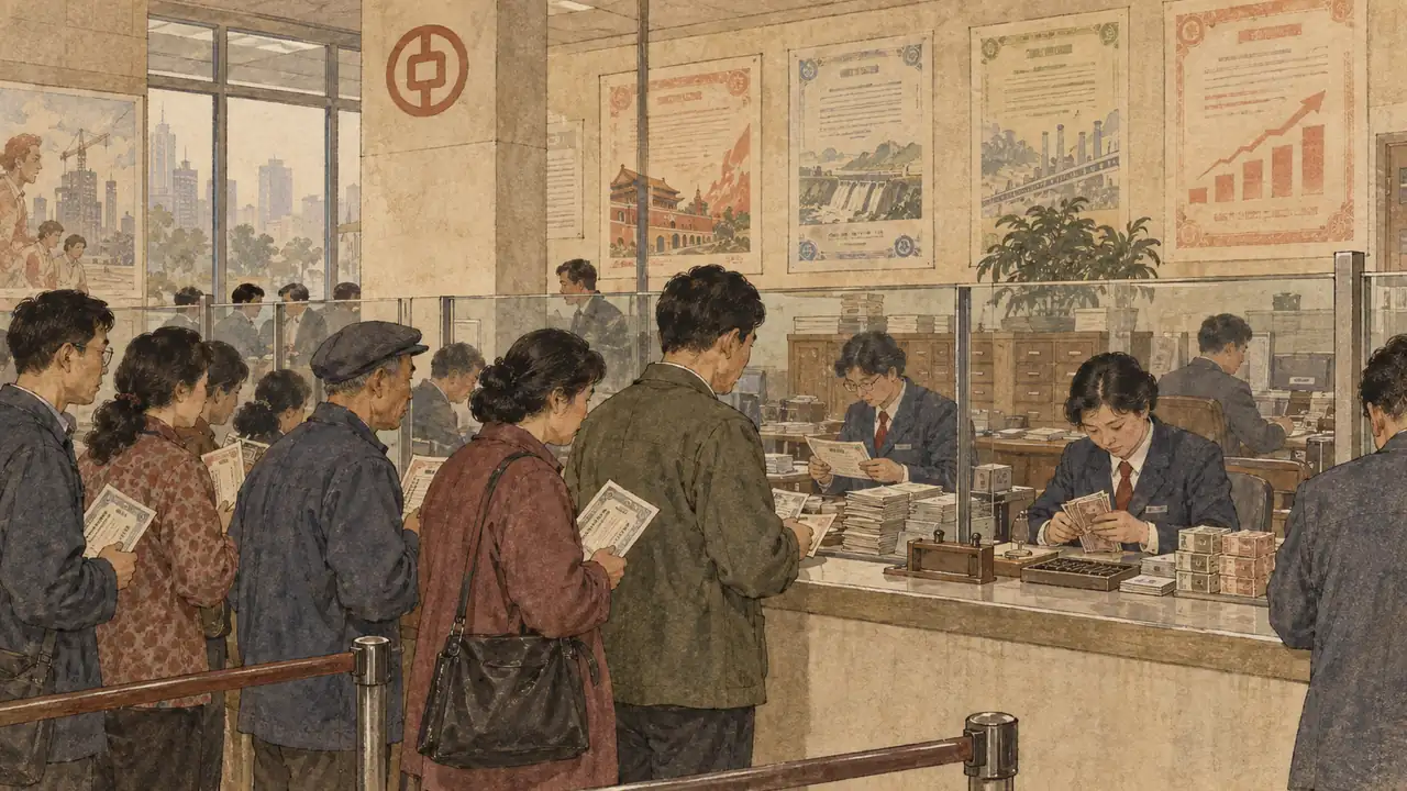 1992年国库券交易场景示意