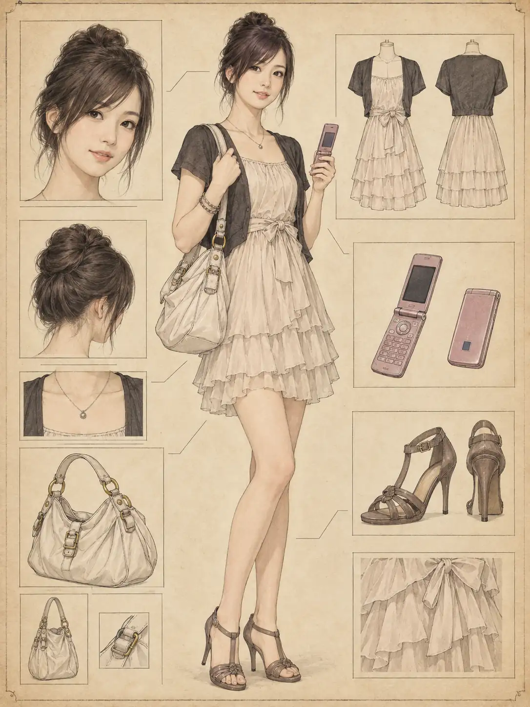 2010年上海女子着装示意
